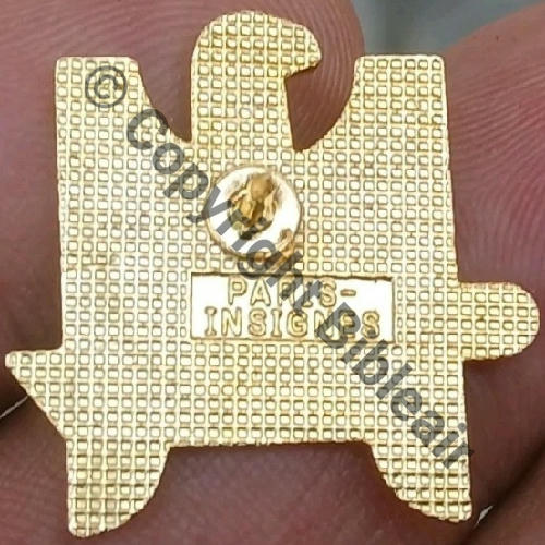 ECOLE DE PILOTAGE  AUX USA PINS  PARIS INSIGNES Attach PINS Quadrille fin MINIATURE AMICALE Src.aetiusledernierdesromains 58Eur08.25 